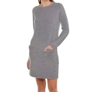 Theory Women’s Crew Knit Wool Blend Sweater Mini Dress size medium